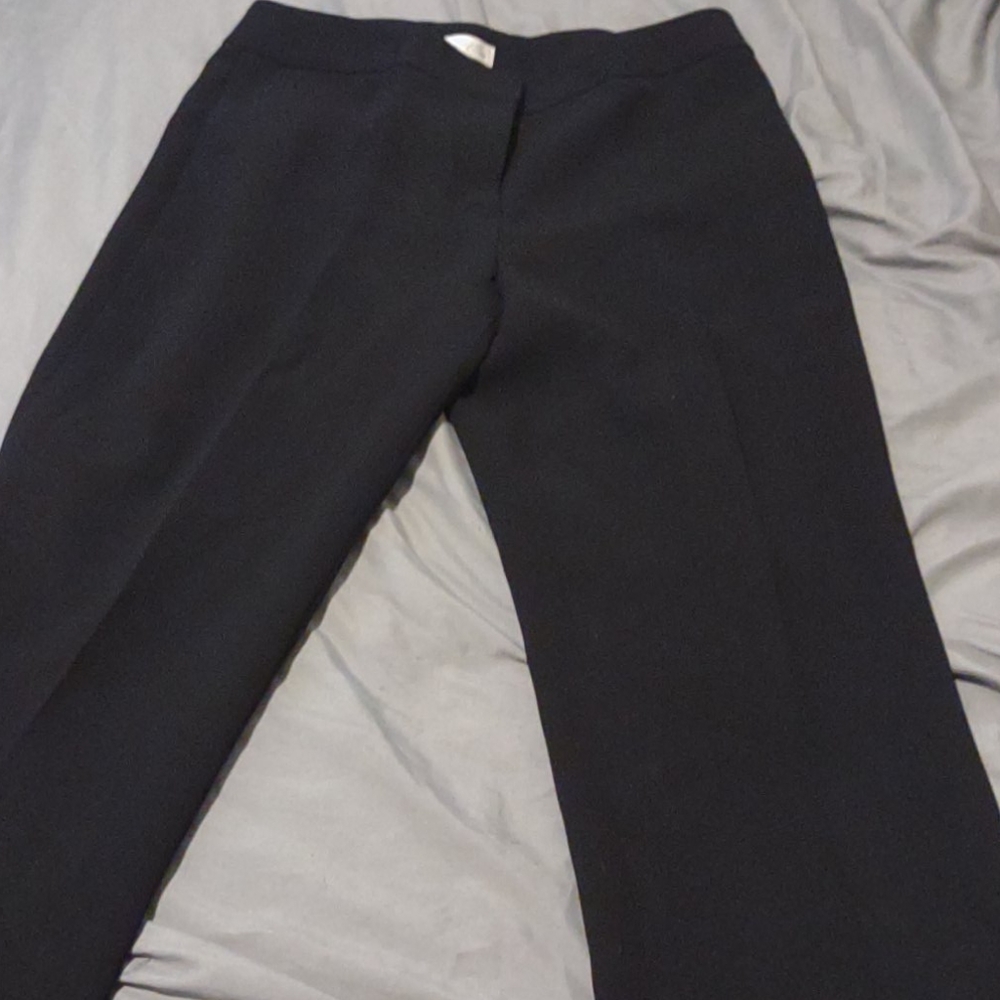 Black long office pants